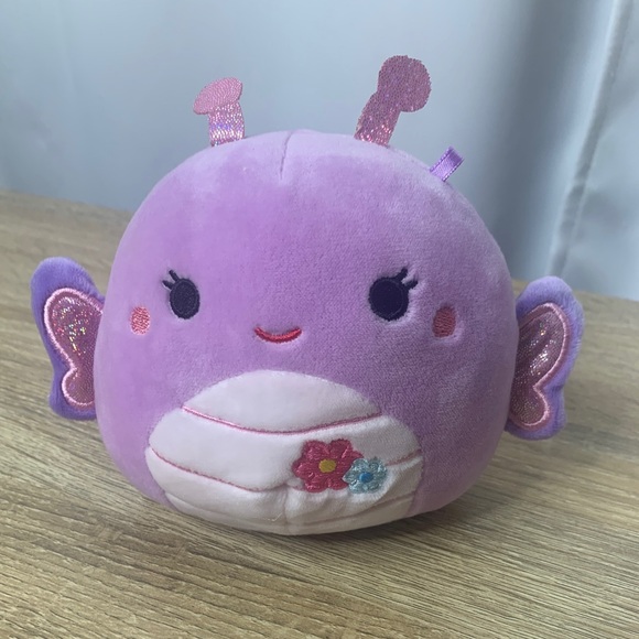 Squishmallows Toys Brenda The Butterfly Squishmallow 5inches Purple